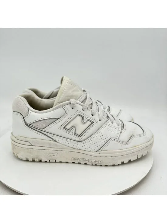 New Balance 550 Men Size 7D BB550PB White Grey Athletic Shoes - Picture 6 of 10